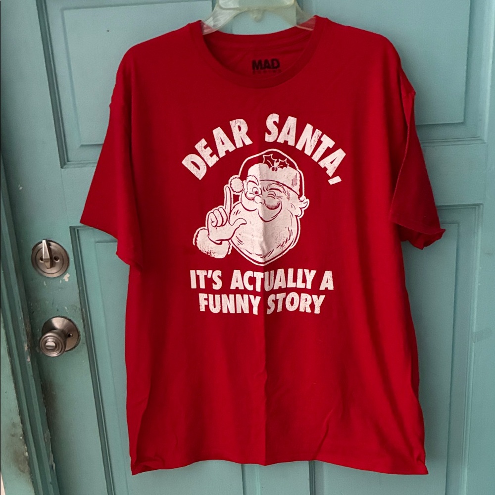 Christmas tee shirt! Fun give party. Size XL. With 1 time!